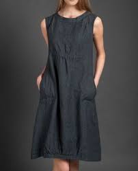 Linen Women Dress Pure Linen Dress Dark Grey Dress Spring Etsy In 2020 Summer Linen Dresses Linen Clothes Clothes For Women