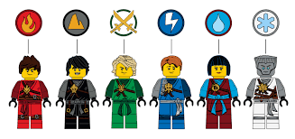 The Elements Of The Ninjas Lego Ninjago Lego Ninjago Birthday Lego Ninjago Movie