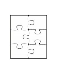 4 pieces puzzle template ; 6 P I E C E P U Z Z L E T E M P L A T E P R I N T A B L E Zonealarm Results