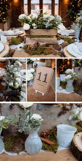 3 white birch wood candle holders, wood candle holders, wedding table candles, christmas candle holders, table piece centerpiece. Rustic Winter Wedding Table Decorations Novocom Top