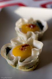 Oeufs Cocotte Aux Epinards En Feuilles De Brick Food For Love Recettes De Cuisine Alimentation Oeufs Cocotte