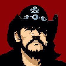 Pxlflx On Instagram Rip Lemmy Lemmy Motorhead Tribute Pixel Pixelart Sprite Retro Digitalart Pxlflx Cross Stitch Music Pixel Art Lemmy