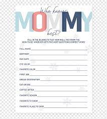 Sep 28, 2014 · more and more moms are opting for parties that feel closer to a girls' night out than a standard baby shower. Mother Game Infant Baby Shower Quiz Pink Floral Game Text Wedding Png Pngwing