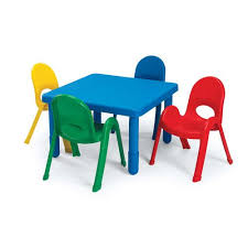 Kids 5 Piece Play Table And Chair Set Kids Table And Chairs High Table And Chairs Desk And Chair Set