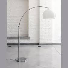 Stehleuchte Aus Verchromtem Metall Und Kunststoff H 209 Cm Weiss Stehlampe Wohnzimmer Stehlampe Lampen