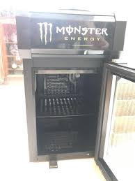 Could be custom with your logo on the full body, also etched illuminated glass logo to enhance your company image for more sales. Monster Energy Bar Chiller Tv Home Appliances Kitchen Appliances Refrigerators Freezers On Carousell