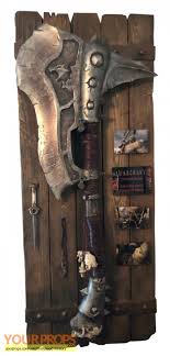 Ben foster's wizard medivh spouts enough mystical mumbo jumbo to please any avid idungeons nov 29, 2016. Warcraft Frostwolf Orc Axe Garona S Dagger And Tusk Necklace Original Movie Prop