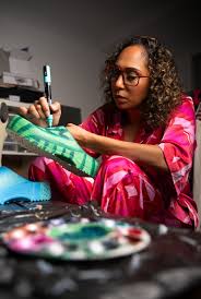 First Nations designer Clair Helen Parker collabora...