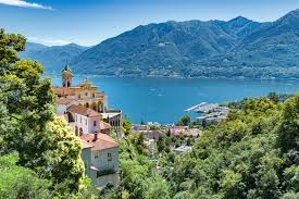 From verdasio, for instance, a yellow cable car provides access to monte comino with its wonderful hikes and. Photo Madonna Del Sasso Locarno Lago Maggiore Free Pictures On Fonwall