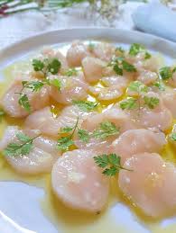 Carpaccio De Saint Jacques Et Citron Caviar