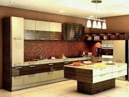 wooden straight german modular kitchen