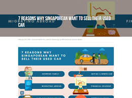 7 Reasons Why Singaporean Want To Sell Their Used Car In 2020 Things To Sell Car New Cars