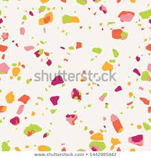 Terrazzo Seamless Pattern Colorful Vector Texture Of Mosaic Floor Consisting Of Recycled Glass Mosaic Flooring Seamless Patterns Recycled Glass