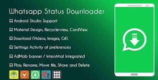 Whatsapp Status Downloader Admob Facebook Audience Network Native Ads Gdpr Mobile App Templates App Template Android Studio