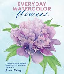 So start small with little flowers that will mild up your confidence! Everyday Watercolor Flowers A Modern Guide To Painting Blooms Leaves And Stems Step By Step Rainey Jenna Amazon De Bucher