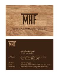 Furniture Maker Business Card Idea Cool Business Cards Business Card Maker Maker Business