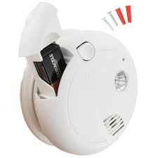 Lever the battery out of the drawer. Photoelectric Sensor Smoke Alarm With Escape Light Battery Operated Smoke Alarm Smoke Alarm With Escape Light Photoelectric Smoke Detector First Alert Store
