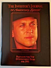 Cal Ripken Jr. 1992 Investor's Journal Orange w/ Jordan Sanders Gretzky  Ryan