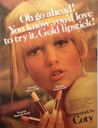 Image result for revlon lipstick 1960's colors