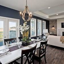 Go Through These Accent Wall Ideas If You Are Soon Planning On Painting Accent Walls In With Images Accent Walls In Living Room Blue Accent Walls Transitional Dining Room