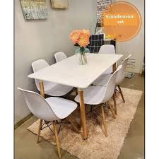 Today it is a true is a scandinavian design classic. Nordic Scandinavian Style Dining Table Table Only Shopee Philippines