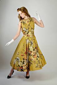 1950s Cocktail Dress Cupcake Dress Vintage Floral Dress Party Dress Fancy Swing Dress 50s Clothing Women Moder 1950s Cocktail Dress Cupcake Dress Dresses