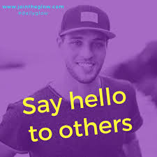 Reaching out to Say Hello. Enjoy your day