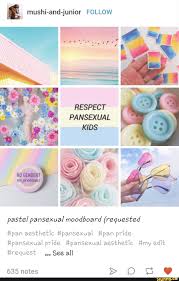 This image does not follow our content guidelines. E Mushi And Junior Follow Pastel Pansexua Moodboard Requested Pan Aesthetic Pansemal Pan Pr Ide Pansexual Pride Pansexual Aesthetic My Edit Ifunny