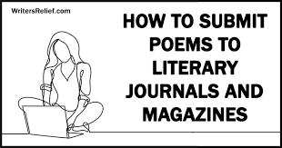 Cover pages title pages table of. How To Submit Poems To Literary Journals And Magazines Writer S Relief
