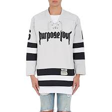 Download Purpose Tour Xo Barneys New York Men S Purpose Tour Hockey Jersey 255 Liked On Polyvore Featuring Men S Long Sleeve Tshirt Men Mens Outfits Mens Tops