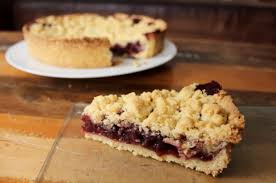 Das rezept ist für eine 26er springform. Rezept Veganer Kirschkuchen Mit Streuseln Schnell Und Unkompliziert Berggeschwister
