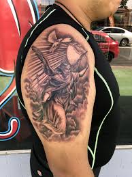 See more ideas about archangel gabriel, tattoos, gabriel. Arc Angel Gabriel Tattoo Empire Tattoos Studiosredlands Ca Artist Ig Tattoosbyrickyp Angel Wings Tattoo Empire Tattoo Tattoos