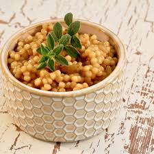 Mendo's curried couscous dish, which is served cold, boasts the perfect blend of sweet and spicy flavors. Ina Curried Couscous