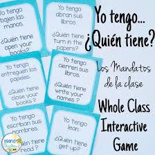 Practice Spanish Classroom Commands With This Whole Class Interactive Game Spanish Classroom Elementary Spanish Lessons Classroom Commands