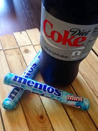 Mentos In Ice Cubes Diet Coke Surprise Disaster See For Yourself Diet Coke Coke Diet