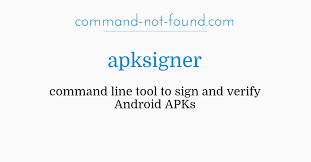 Mar 04, 2021 · sign an apk. Command Not Found Com Apksigner