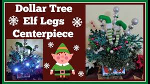Dollar Tree Elf Legs Centerpiece Diy Youtube
