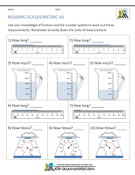 4th Grade Measurement Worksheets