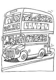 Coloriage Bus Anglais Coloriage Bus Anglais Coloriage Ecole