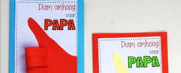 Eentje speciaal voor je stiefvader of opa? Vaderdag Kaart Knutselen