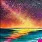 Beachy Galaxy Blacklight!