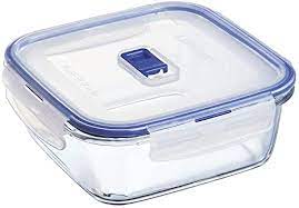 Aufbewahrungsbox mit deckel grau/weiß große auswahl kostenlose beratung click & collect ▻ jetzt bequem bei porta online bestellen! Luminarc Pure Box Active Aufbewahrungsbox Aus Glas Mit Deckel Quadratisch 1220ml 1 Stuck Amazon De Kuche Haushalt