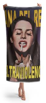 Lana Del Ray Beach Towels for Sale