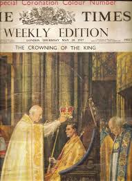 Coronation Of King George Vi The Archbishop Nearly Put The Crown On Backwards King George English Monarchs George Vi