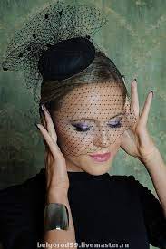 Black Mini Pillbox Veiled Hat French Veil Fascinator Ot Feevahat 90 00 Veiled Hats Fascinator Fancy Hats
