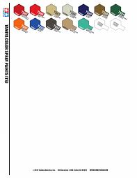 Tamiya Ts Colour Chart