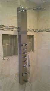 Sits on tile & backer edge. A Stunning Kohler Shower Panel Installed By Everydayplumber Com Kohler Relaxation Bathroom Design Small Bathroom Model Bathroom Design