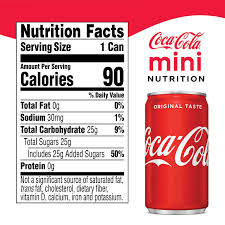 coca cola mini 7 5 fl oz can 30 ct