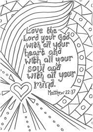 I created this simple coloring worksheet for kids in our church to help them memorize matthew 22:39. Pin On Living For God
