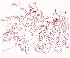 Angel dust coloring pages